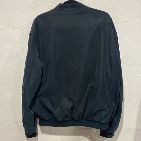 Vintage Hugo Boss mid weight Full Zip Golf Jacket Men’s Size XL (46R) Dark Blue - Picture 2 of 11